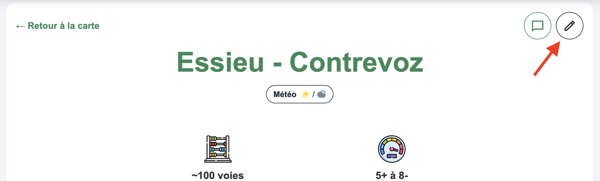 bouton suggérer une modification