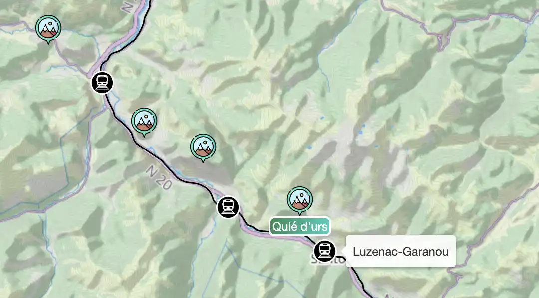 Aperçu des nouvelles falaises de la région Ariège