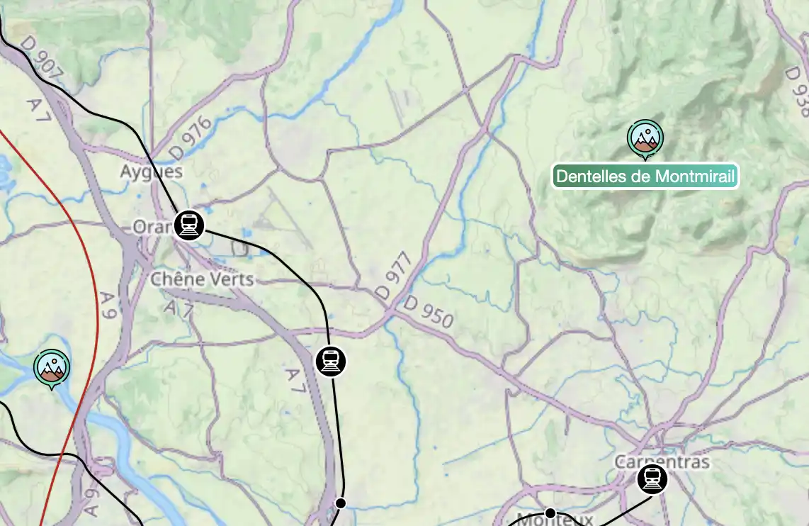 Aperçu des nouvelles falaises de la région Baronnies - Ventoux