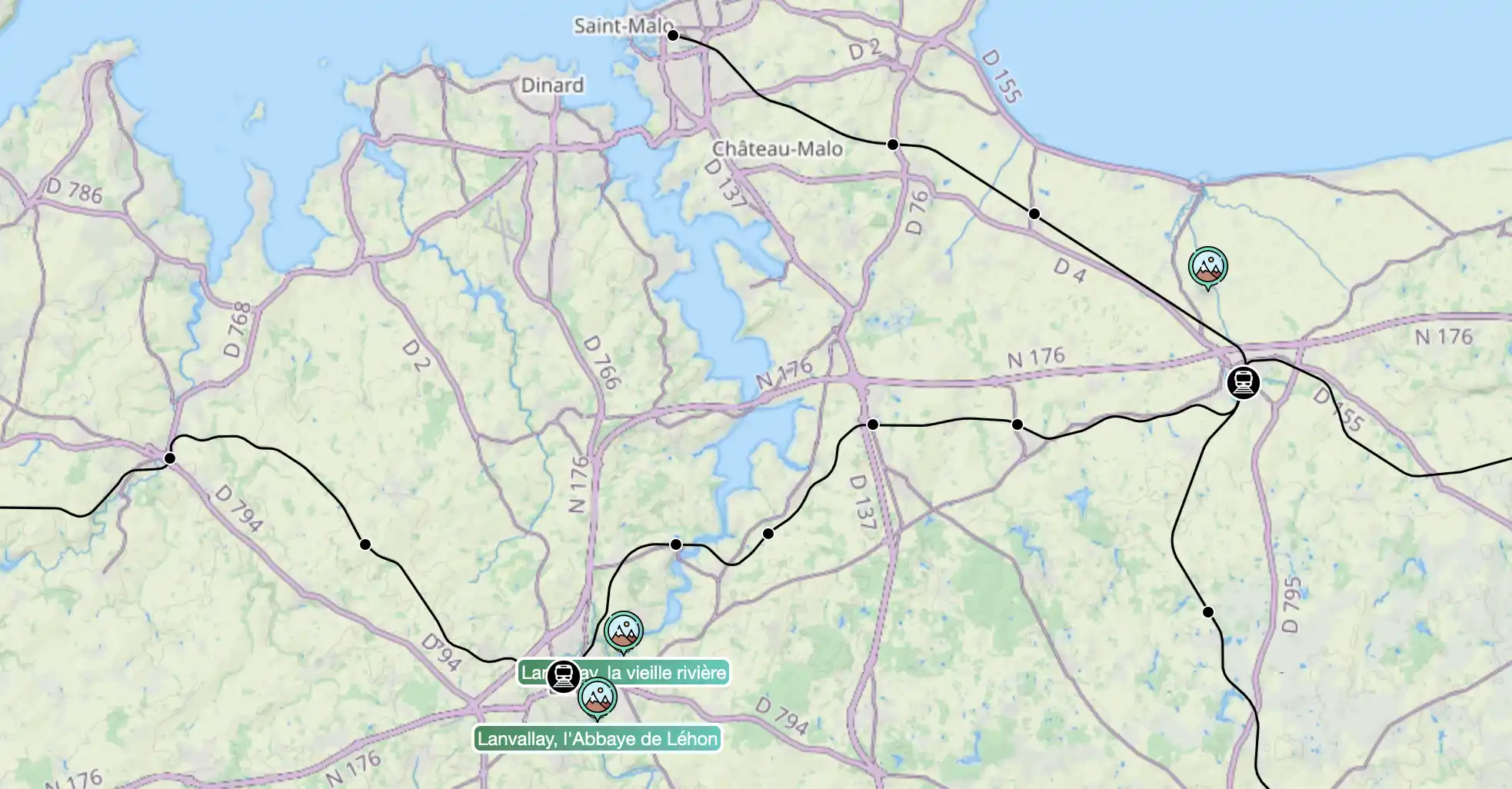 Aperçu des nouvelles falaises de la région Bretagne